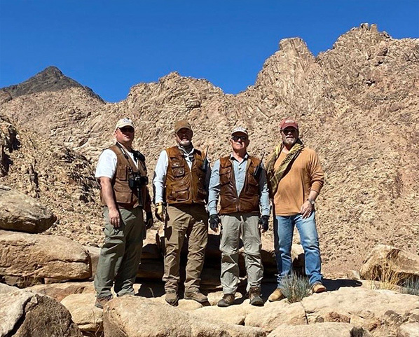 Ben Matsen, Bob Cornuke, Ron Matsen and Jim Schmidt.