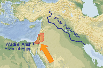 Occupation of the land by the people of Israel.